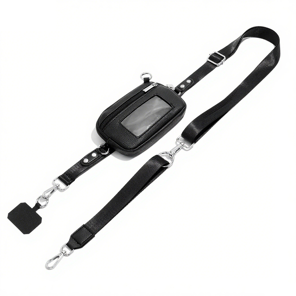 Adjustable Crossbody Phone Wallet Lanyard with Safety Breakaway Clasp