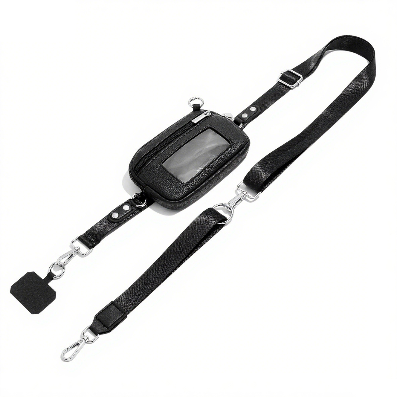 Adjustable Crossbody Phone Wallet Lanyard with Safety Breakaway Clasp