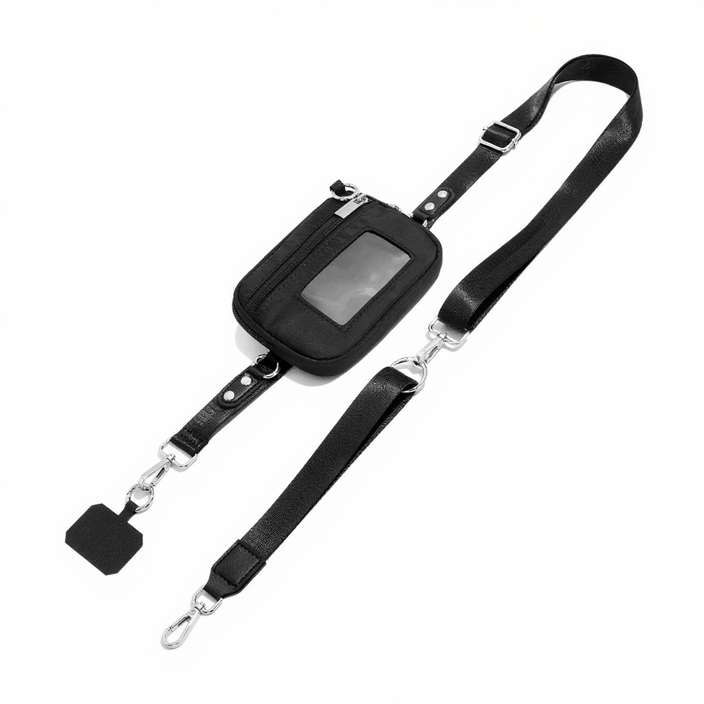 Adjustable Crossbody Phone Wallet Lanyard with Safety Breakaway Clasp