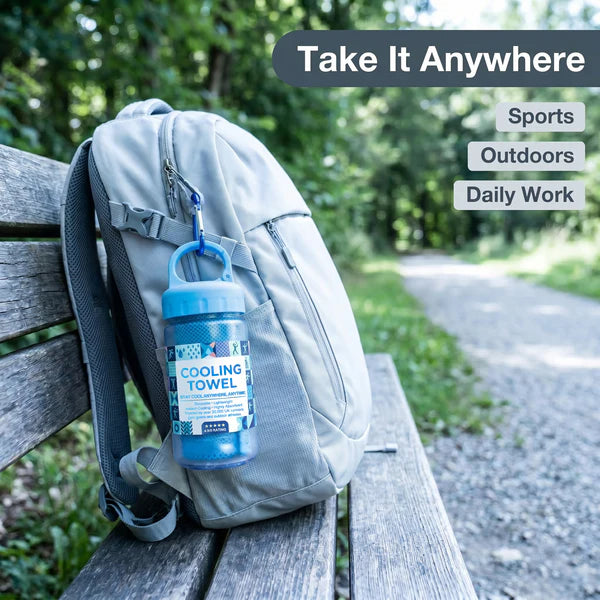 ⏰Last Day Buy 1 Get 1 Free❄💦Cold Sweat Towel You Can Use Anywhere, Anytime! Reusable Soft Absorbent Cooling Portable!