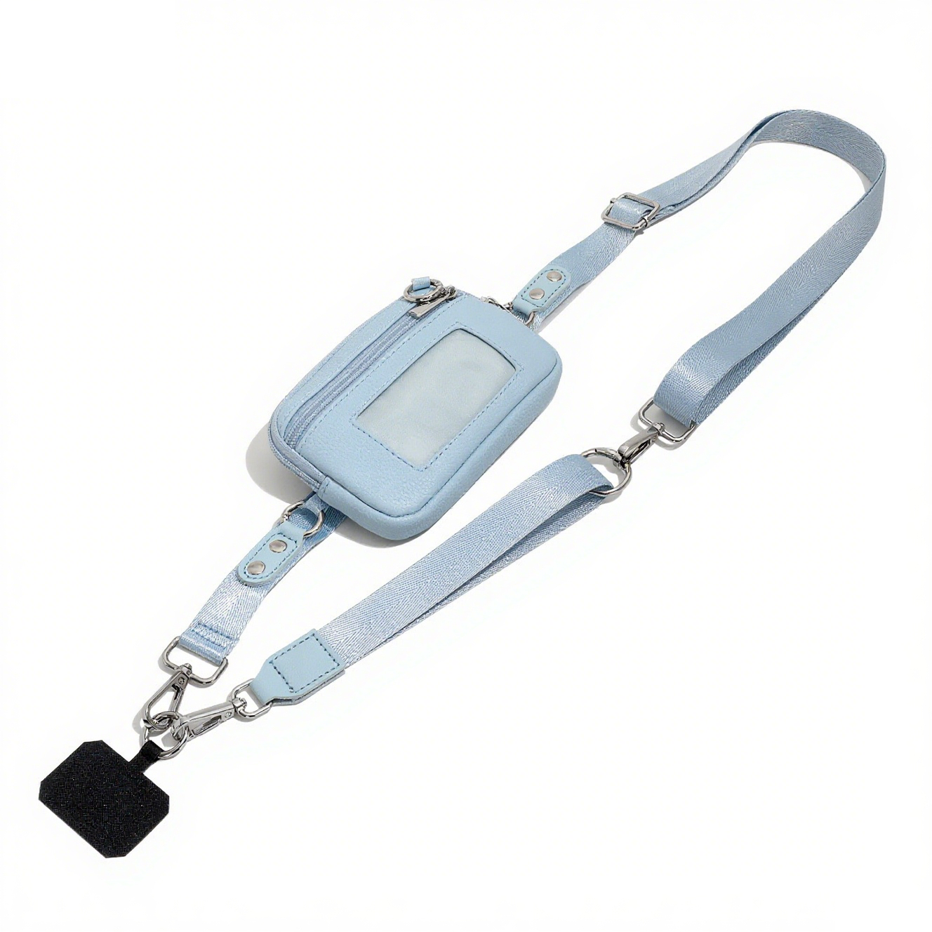 Adjustable Crossbody Phone Wallet Lanyard with Safety Breakaway Clasp