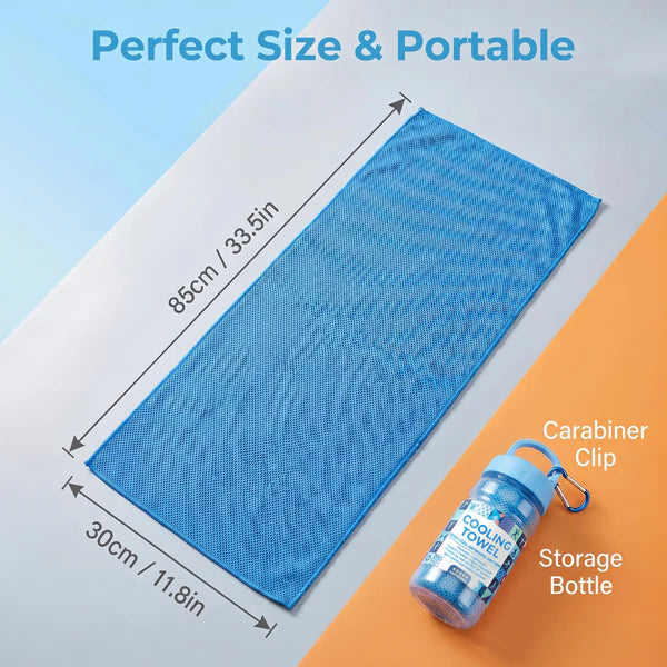 ⏰Last Day Buy 1 Get 1 Free❄💦Cold Sweat Towel You Can Use Anywhere, Anytime! Reusable Soft Absorbent Cooling Portable!