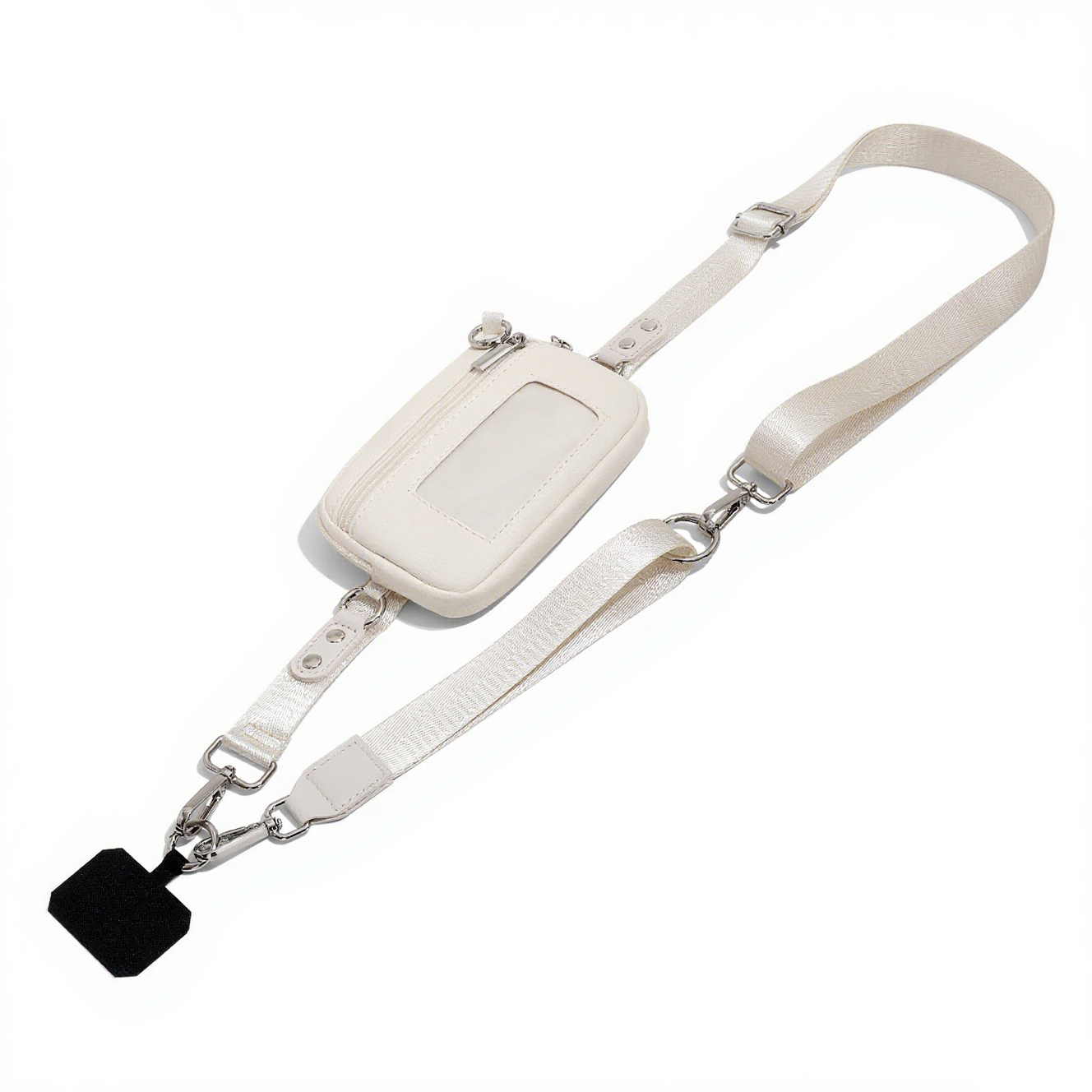 Adjustable Crossbody Phone Wallet Lanyard with Safety Breakaway Clasp