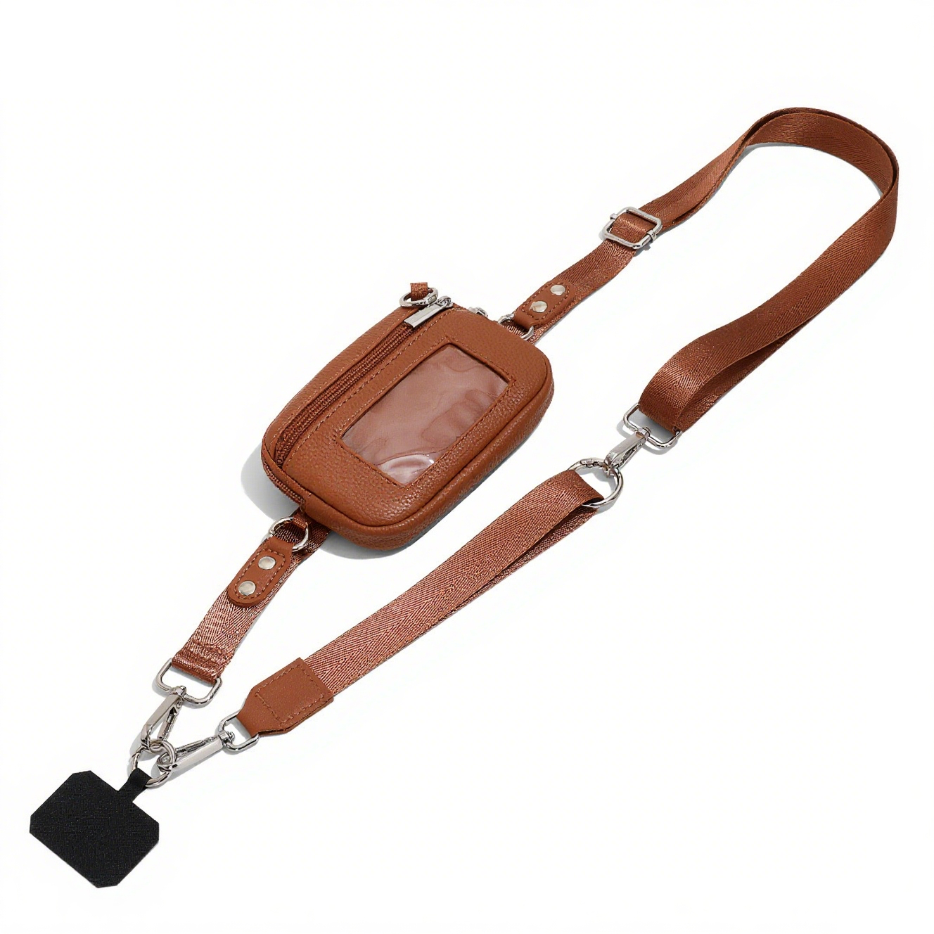 Adjustable Crossbody Phone Wallet Lanyard with Safety Breakaway Clasp