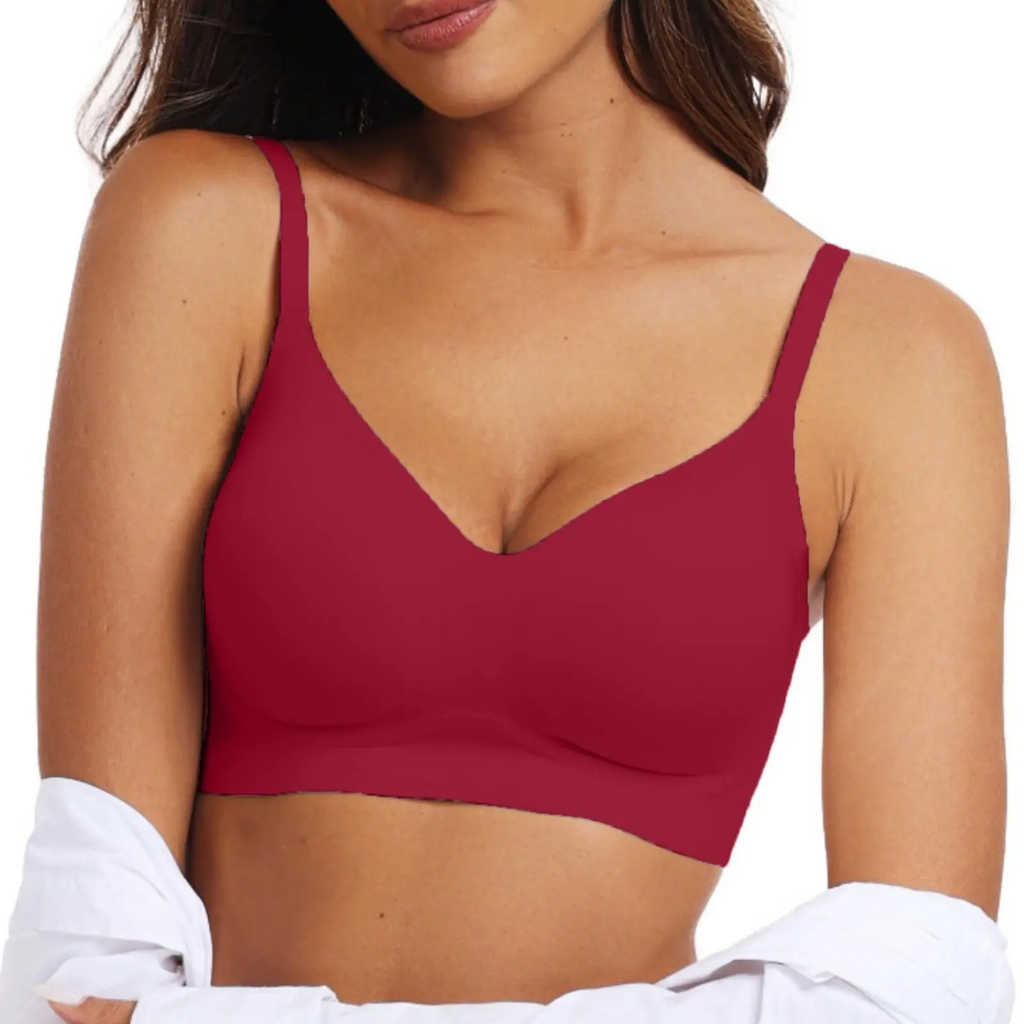 💐Thin Seamless Wireless Sports Bra👙Minimise Bust Firm Support For Large Sizes