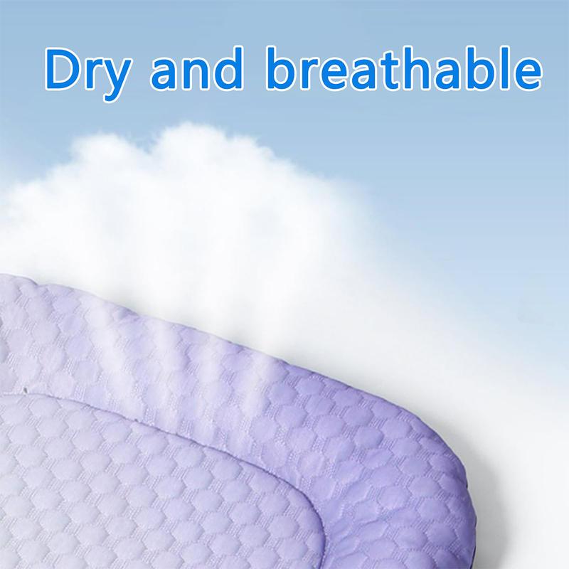 🔥LAST DAY SALE ONLY￡9.99!!❄Pawchill™🇬🇧Pet Cooling Mat for Dogs & Cats 🐾 Naturally Cool Ice-Silk Pad • Breathable, Washable & Soft 🌿 For Floors, Sofas & Car Travel • Multiple Sizes • Gradient Colours ☀️🐶🐱