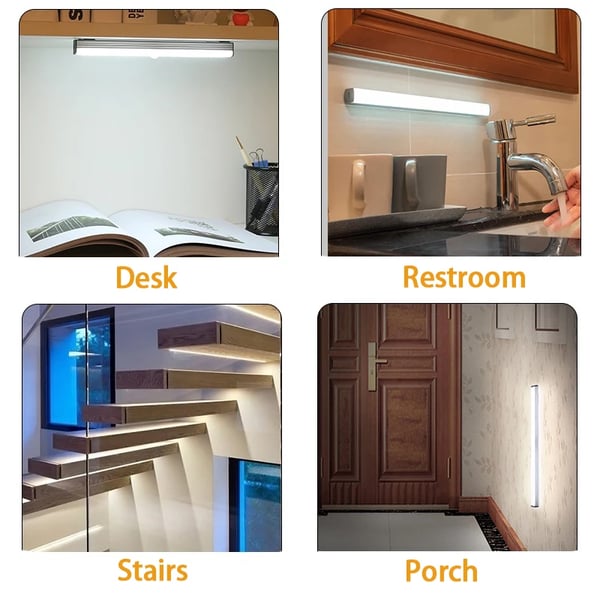 🎉FLASH DEAL 55% OFF + BOGO – Rechargeable Motion Sensor Light | Auto On/Off, Dimmable, Magnetic Mount, Warm & Soft, for Cabinet, Pantry, Stairs 🛒🏠