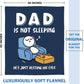 🎉 Father’s Day Special Deal: ONLY ￡11.99!!🎁“Dad’s Not Sleeping… Just Resting His Eyes” Blanket 🛋️💤  Ultra-Soft, UK-Made Flannel – The Perfect Gift from Kids ❤️