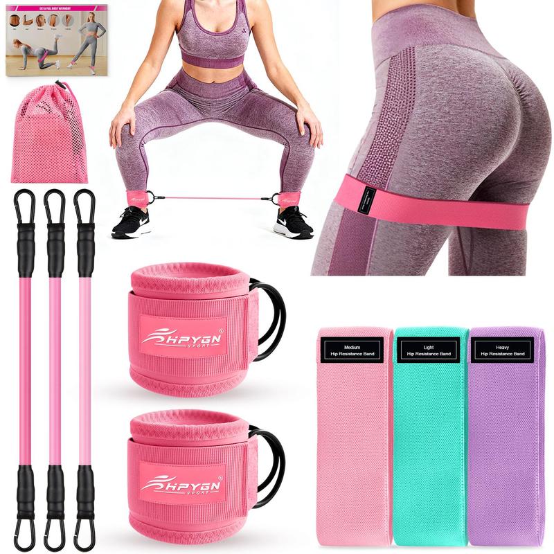 🔥HOT SALE 49% OFF – Ankle Resistance Trainer · 35K+ SOLD! · Adjustable Elasticity, TPE Material, Anti-Snap, Portable for Home & Gym, 5 Vibrant Colors 🏋️