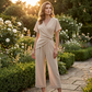 💞Summer cool-down deal: just £26.99!💞V-neck top + wide-leg pants✨👗