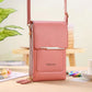 📱 Simple and elegant women's touchscreen crossbody phone wallet