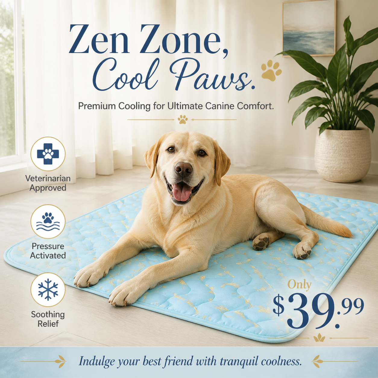 ❄️2026 Summer Hot Sale 40% OFF🧊PawDew™ for Dogs & Cats – Vet-Approved Ice-Silk Cooling Pad ❄️ | Q-MAX >0.4 | Washable 🧼, Non-Slip 🛟 | Perfect for Large Breeds & US Summers ☀️🇬🇧