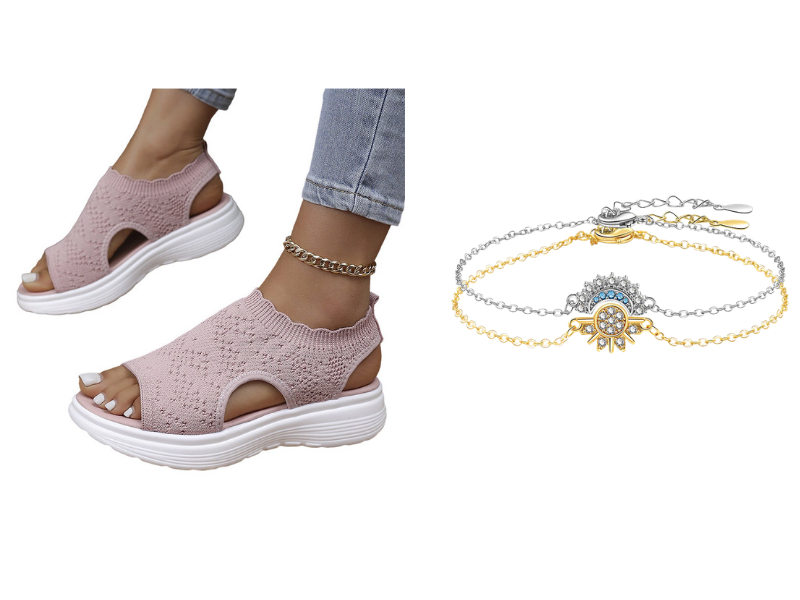 👡49% OFF NOW ! 💐 Women's Breathable Knit Platform Sandals – Air-permeable knit upper, cushioned sole & lightweight comfy summer footwear ✨