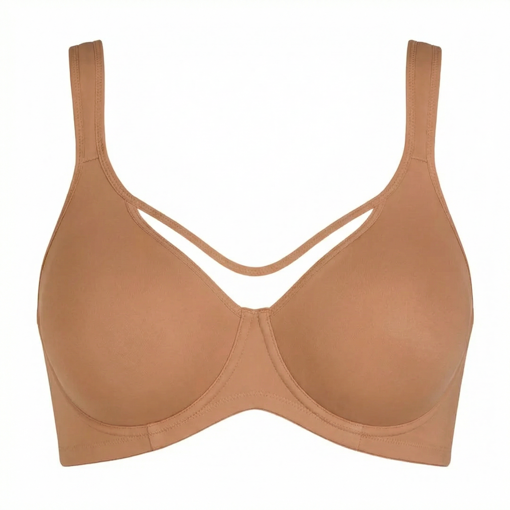 🏆 Last Day Special Price £10.99! 💐Women's Elegant Sheer Full Coverage Plus Size Bra