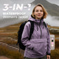 3-in-1 Waterproof Women's Jacket – Rain, Wind & Cold, All Covered