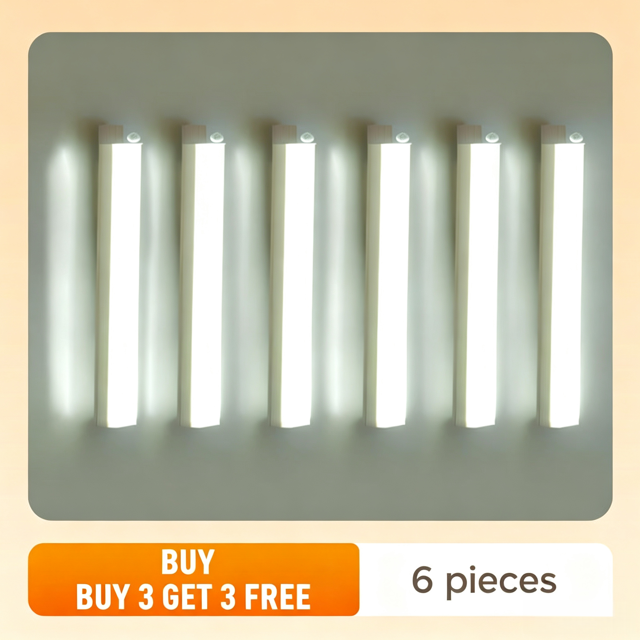 🎉FLASH DEAL 55% OFF + BOGO – Rechargeable Motion Sensor Light | Auto On/Off, Dimmable, Magnetic Mount, Warm & Soft, for Cabinet, Pantry, Stairs 🛒🏠