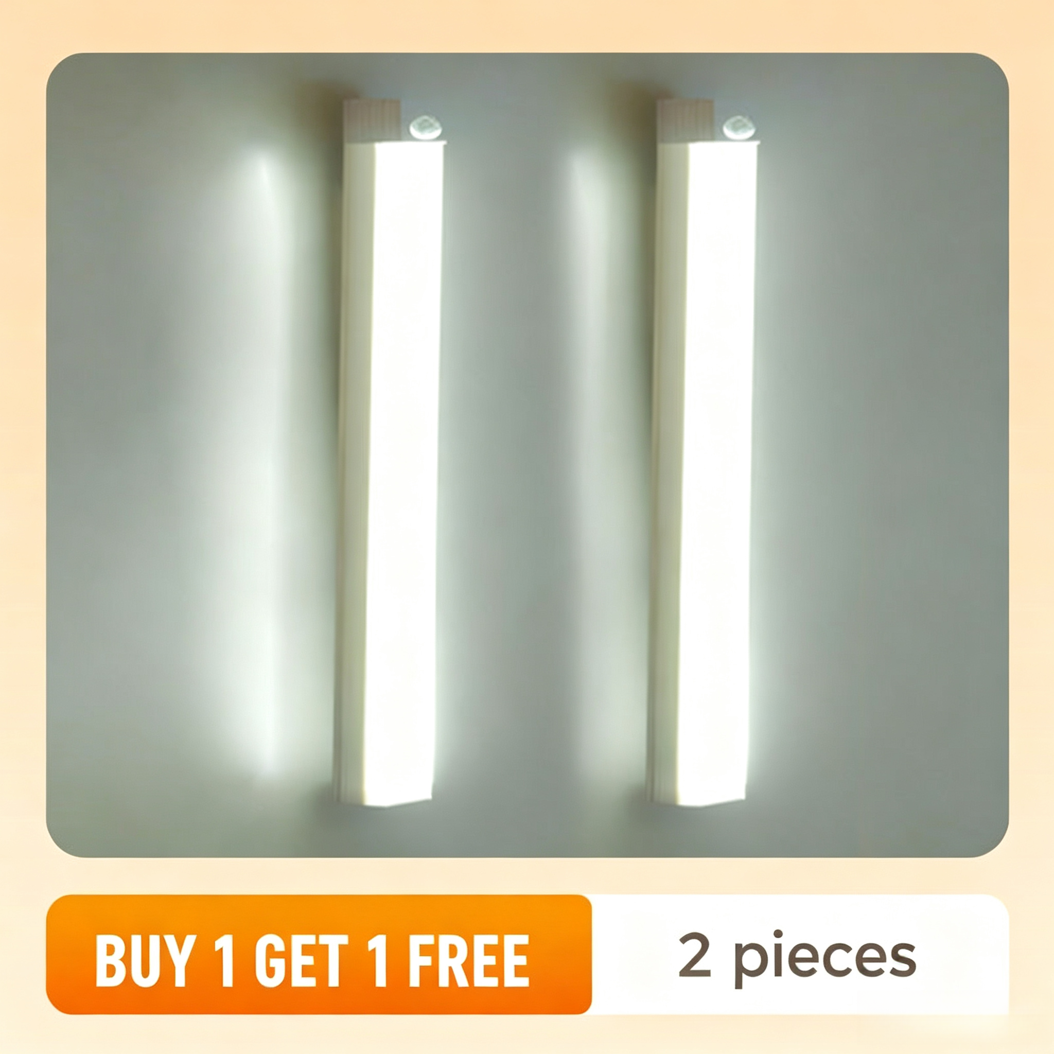 🎉FLASH DEAL 55% OFF + BOGO – Rechargeable Motion Sensor Light | Auto On/Off, Dimmable, Magnetic Mount, Warm & Soft, for Cabinet, Pantry, Stairs 🛒🏠