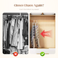 Multi-functional Pants Rack – Space-Saving Adjustable Hanger, Holds 5 Pairs, Non-Slip Caps
