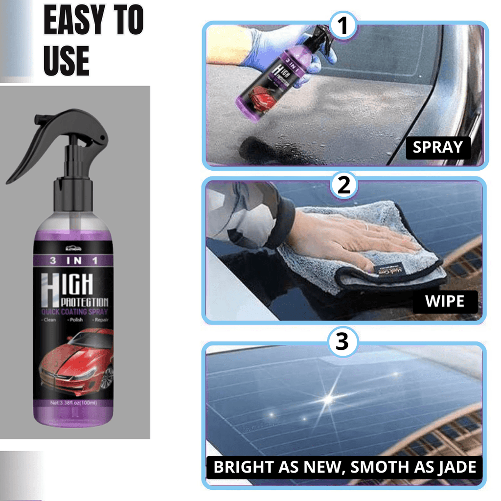 3 in 1 Ceramic Car Coating Spray - dressowy