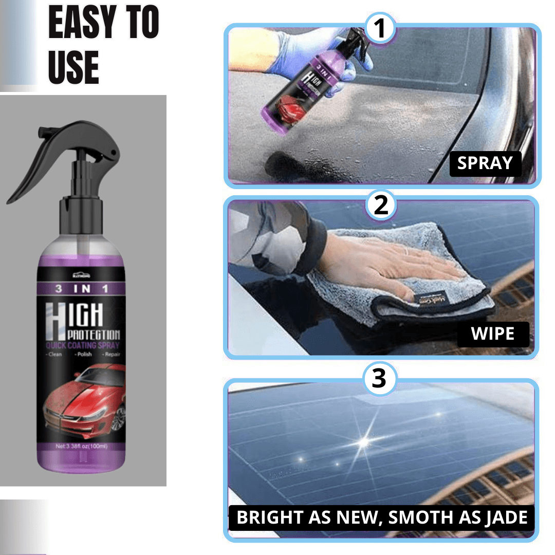3 in 1 Ceramic Car Coating Spray - dressowy