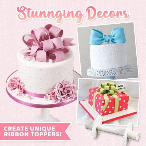 3-in-1 Fondant Ribbon Rolling Cutter Set - dressowy