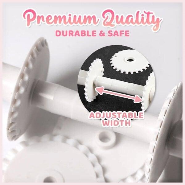 3-in-1 Fondant Ribbon Rolling Cutter Set - dressowy