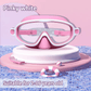 🔥SUMMER GIFT – ONLY £10.99!!🏆#1 Bestselling🏊‍♀️HD children's large frame waterproof and anti-fog swimming goggles