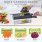 Multi-Functional Quick Cutting Vegetable Slicer Set