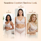 💗LAST DAY SALE⚡50K+ SOLD💕 Jelly Wireless Womens Comfortable Wireless Bras Push Up Bralettes Seamless Tshirts Bras Deep V Everyday Bras