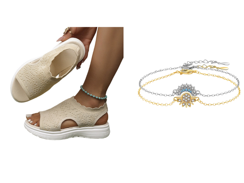 👡49% OFF NOW ! 💐 Women's Breathable Knit Platform Sandals – Air-permeable knit upper, cushioned sole & lightweight comfy summer footwear ✨