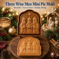 🔥HOT SALE 50% OFF✝️ Faith & Nativity Christmas Mini Pie Mold Collection | Reusable Embossed Molds for Shaping Detailed Praying Jesus, Nativity Stable and so on Pies🥧✨