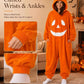🎃Happy Halloween👻-Pumpkin Onesie – Cozy Plush Halloween Costume Jumpsuit for Adults