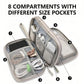 🏢Back-to-School Season🎁-Portable Double-Layer Electronics Organizer Travel Bag