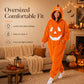 🎃Happy Halloween👻-Pumpkin Onesie – Cozy Plush Halloween Costume Jumpsuit for Adults