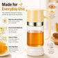 🍯9oz No-Drip Glass Honey & Syrup Dispenser – Mess-Free, Easy Pour & Perfect for Kitchen & Breakfast  ✨ 🍽️