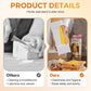 Stick Butter Cutter – Handheld Stainless Steel Slicer, One-Click Portion Control, Non-Stick Blades