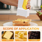 Stick Butter Cutter – Handheld Stainless Steel Slicer, One-Click Portion Control, Non-Stick Blades