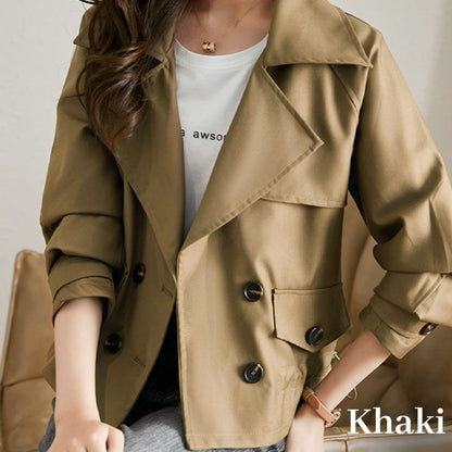 Women's Fashion Short Trench Coat