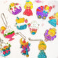🎅Christmas Hot Sale🎁DIY Crystal Paint Arts and Crafts Set-Create Keychains & Window Art, Non-Toxic Creative Gift