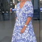 💝Hot sale-70% OFF💝🔥V-neck cozy Bohemian Latest Style Dress