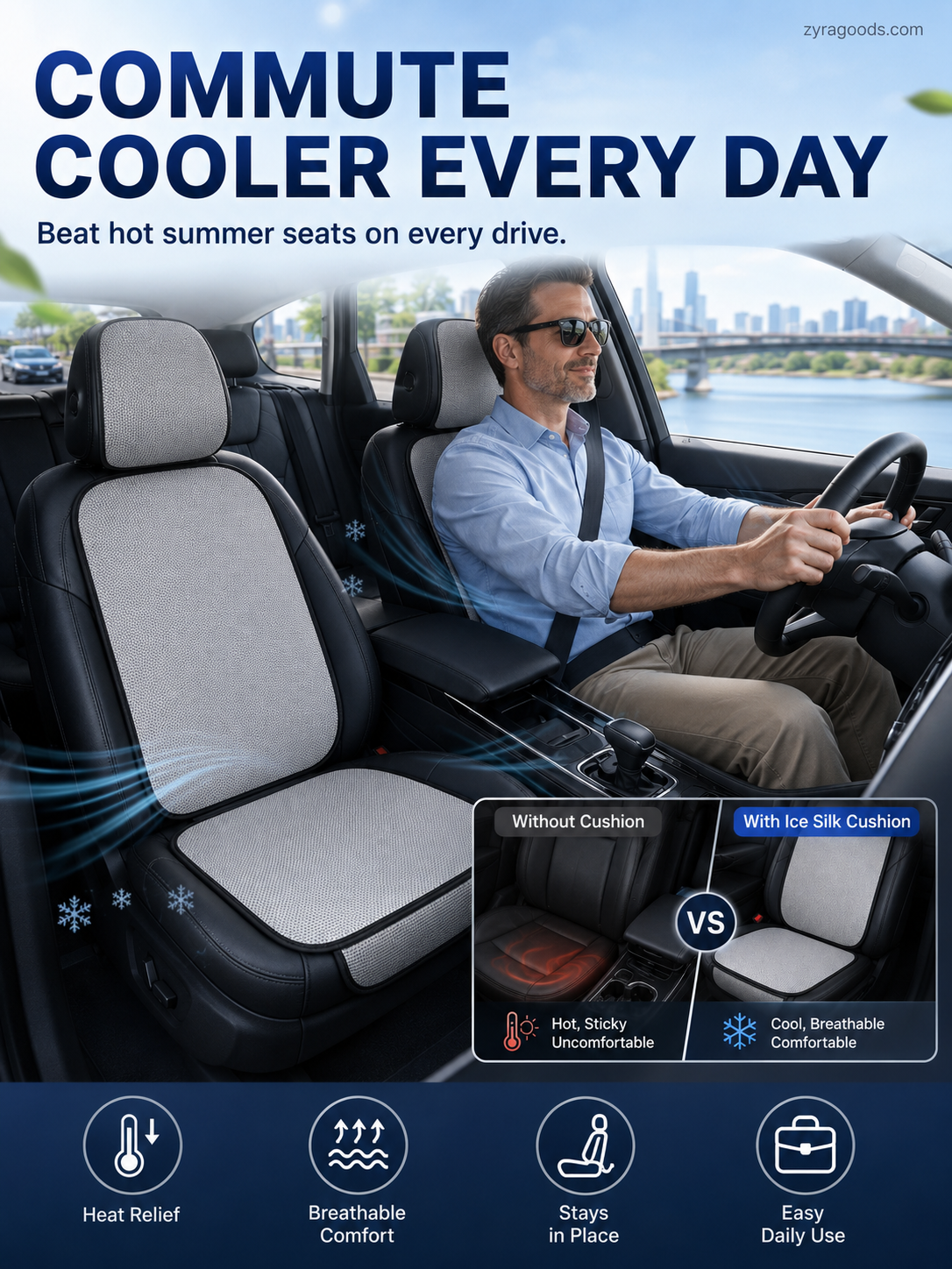 📢📢50% OFF !! ⏰Breathable and non-slip cotton car seat covers