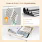 Multi-functional Pants Rack – Space-Saving Adjustable Hanger, Holds 5 Pairs, Non-Slip Caps