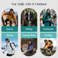 Fall New Arrivals-Outdoor Waterproof Sports Hooded Jacket– Windproof Breathable Sports Raincoat with Multi-Pockets, Durable & Abrasion-Resistant