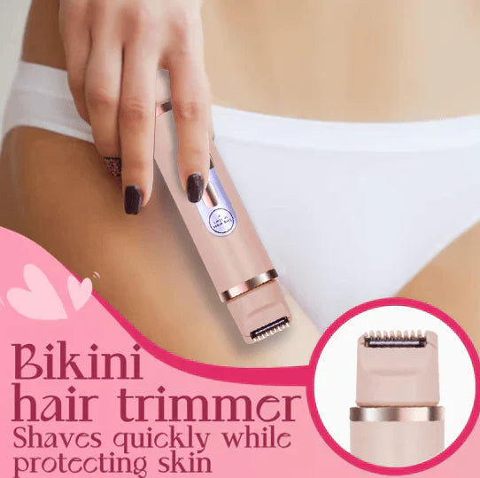 🏖️LAST DAY SALE ONLY ￡11.99!!🌸Akunbem🇬🇧 Rechargeable Women’s Trimmer ⚡  Dual Heads • IPX7 Waterproof • Painless Precision for Face, Bikini & Body 💧