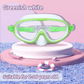 🔥SUMMER GIFT – ONLY £10.99!!🏆#1 Bestselling🏊‍♀️HD children's large frame waterproof and anti-fog swimming goggles