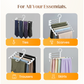 Multi-functional Pants Rack – Space-Saving Adjustable Hanger, Holds 5 Pairs, Non-Slip Caps