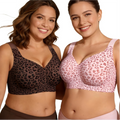 🏆SUMMER HOT SALE 49% OFF 🔥Super Firming Leopard Print Jelly  Bra | Women Wirefree Bras 👍No More Sagging Breasts