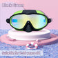 🔥SUMMER GIFT – ONLY £10.99!!🏆#1 Bestselling🏊‍♀️HD children's large frame waterproof and anti-fog swimming goggles