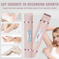🏖️LAST DAY SALE ONLY ￡11.99!!🌸Akunbem🇬🇧 Rechargeable Women’s Trimmer ⚡  Dual Heads • IPX7 Waterproof • Painless Precision for Face, Bikini & Body 💧