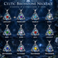 Birthstone Celtic Knot Necklace for Women